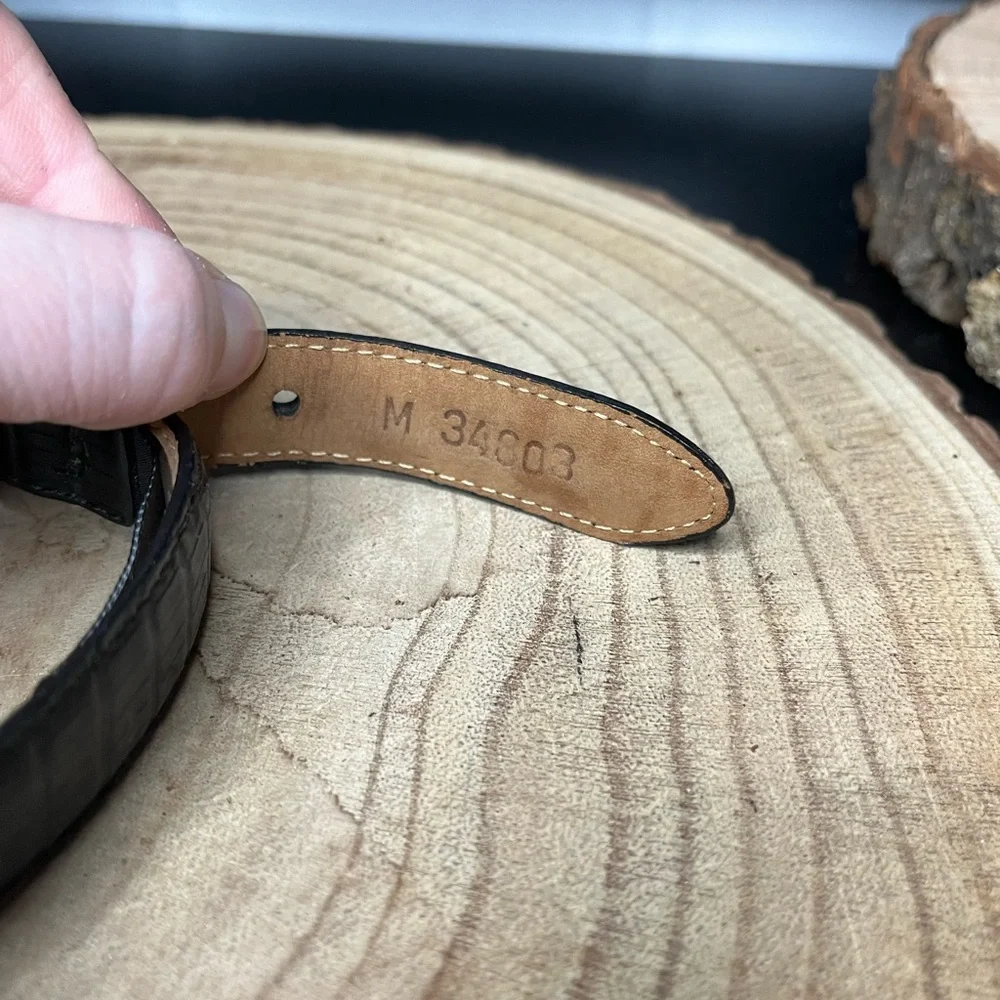 Brighton classic belt Elegant Silver and Black medium - Picture 6 of 7